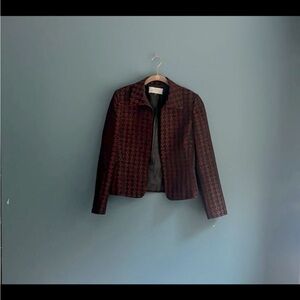 Tahari black and red blazer‎ jacket women’s size 8